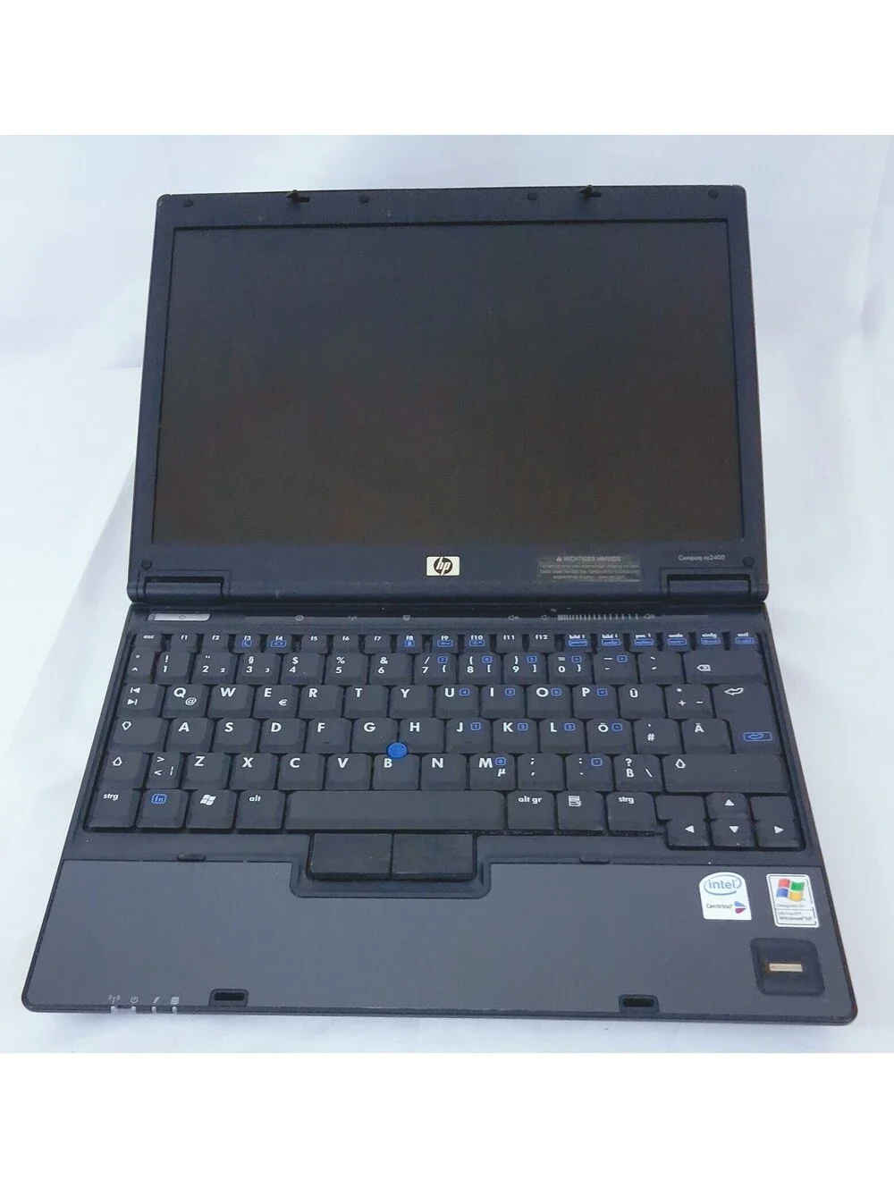 HP Compaq nc2400 RP876EC#ABD 12.1-inch Ultraportable Laptop Power On Only
